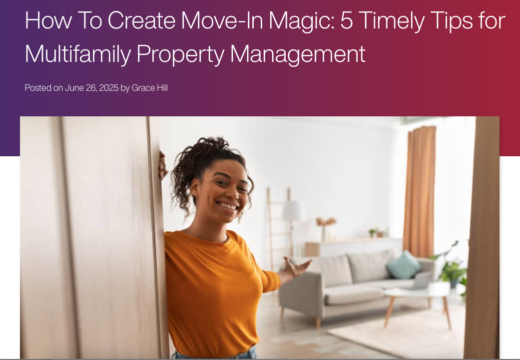 Move-in day matters: Turn first impressions into resident satisfaction (without burning out teams)
